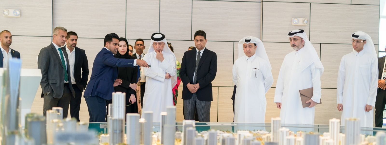 Qatar's FM Explores Investments at Port City